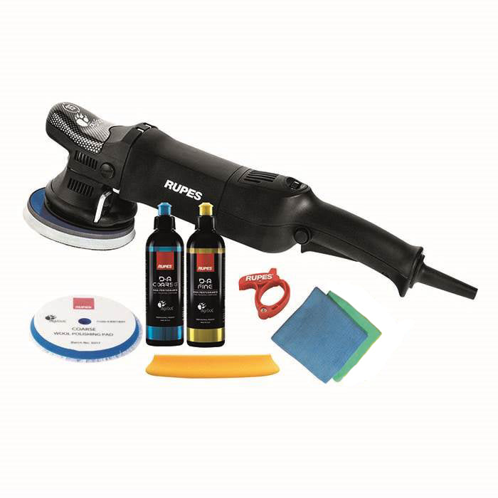 Rupes LHR15ES BigFoot – Dual Action Polermaskine, BAS Kit (Ø125 mm, 15 mm udsving)