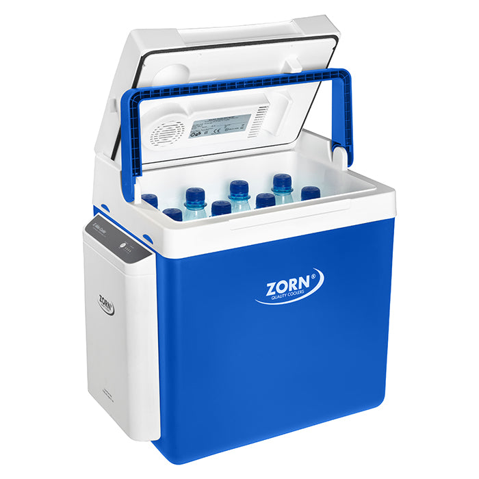 ZORN 25L elektrisk køleboks 12/230V ink. batteri 7,8 Ah