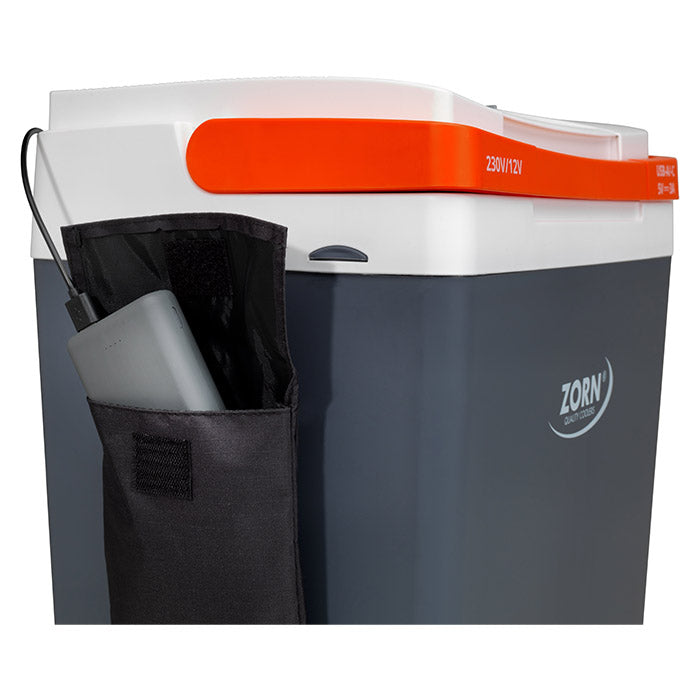 ZORN 25L elektrisk køleboks 12/230V og USB
