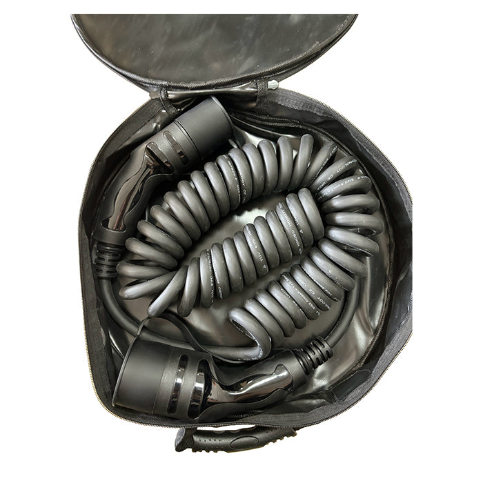 Spiralladekabel Type-2 32A 3-faset 5 Meter