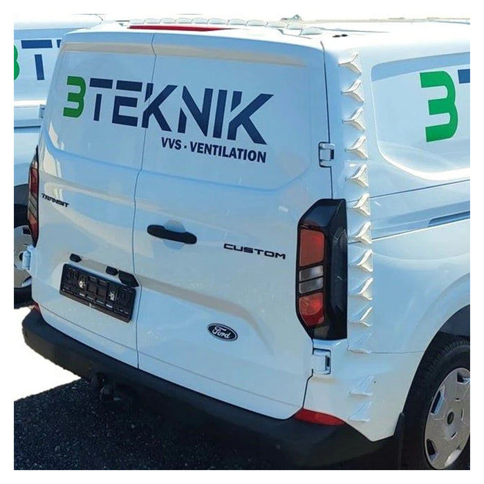 V Spoilers Kit til Varebil 30 stk. Sort