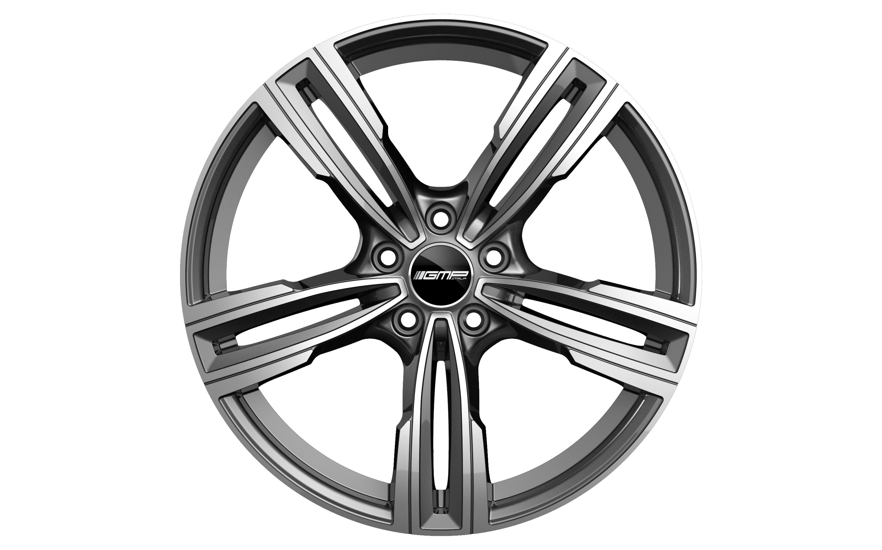GMP Italia REVEN Alufælge 20" 5x120 ET33 – Poleret/grafit (sæt á 4)