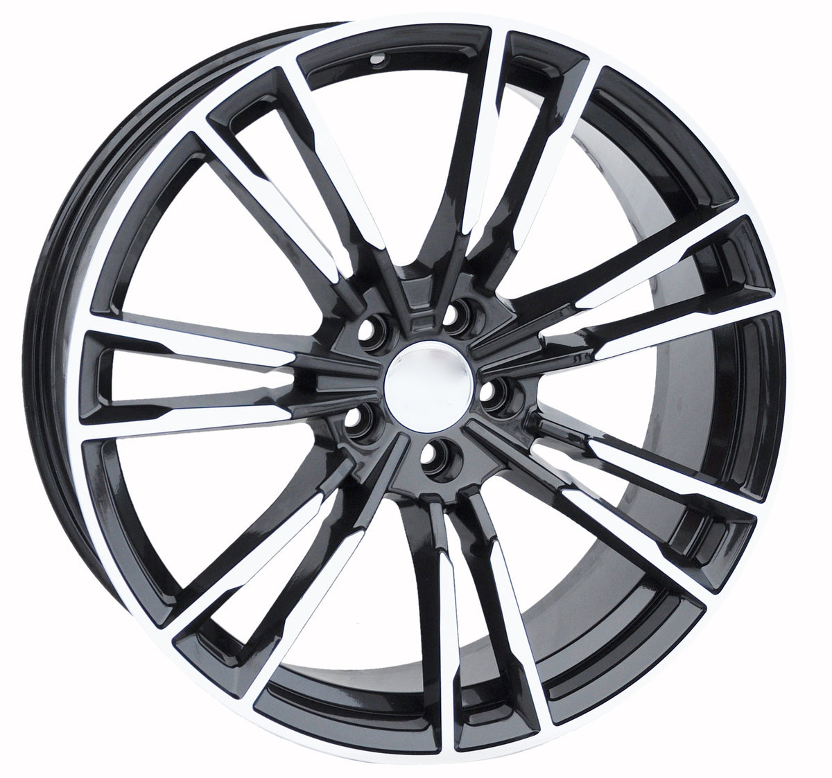 PDW 7065/1356 Alufælge 20" 8/9J 5x112 ET30 – Poleret/sort (sæt á 4)