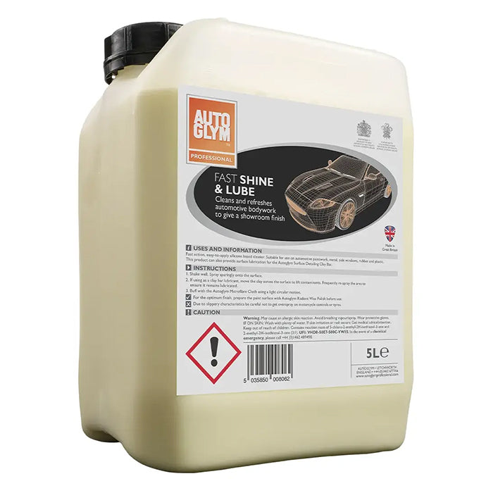 Autoglym Fast Shine And Lube Glidemiddel & Glansforstærker (5 liter)