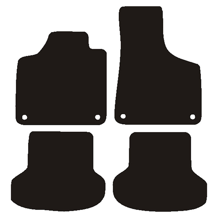 Velour måtter Audi A5/S5 2d Coupe 2007-2011