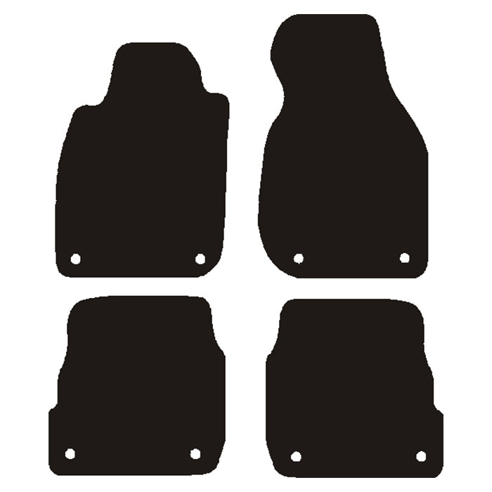 Velour måtter Audi A6 1998-2006