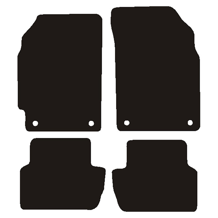 Velour måtter Chevrolet Spark 2010-2012