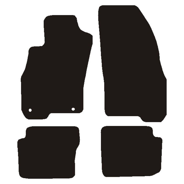 Velour måtter Fiat Grande Punto og Punto 2012- 2015