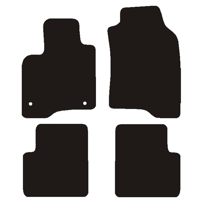 Velour måtter Fiat Panda III / Twinair 2012-