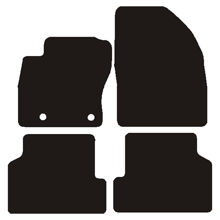 Velour måtter Ford Focus 2004-2008