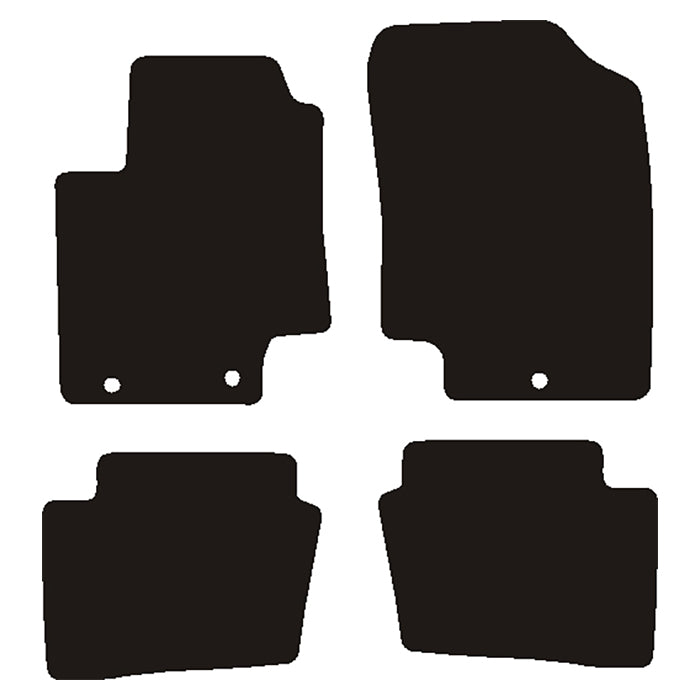 Velour måtter Hyundai i20 2010-2014