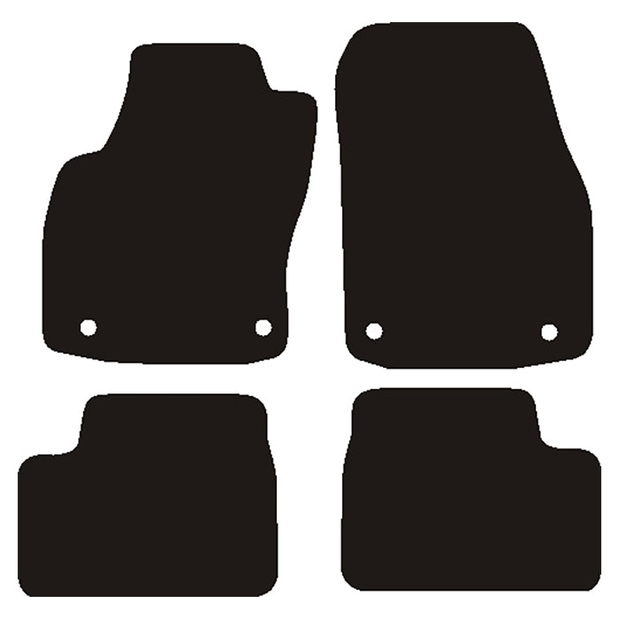 Velour måtter Opel Astra H 2004-2010