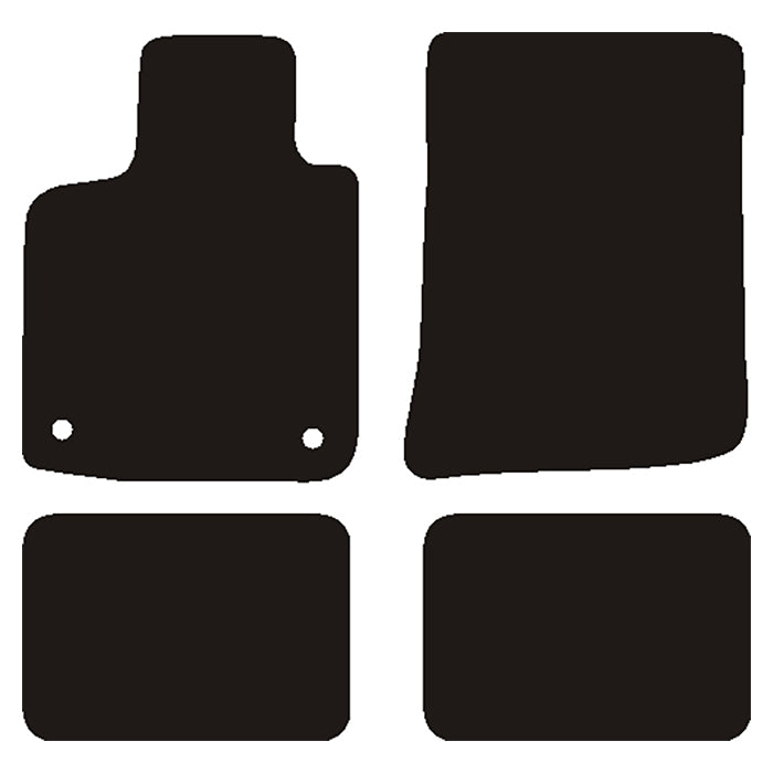 Velour måtter Renault Twingo II 2007-2013