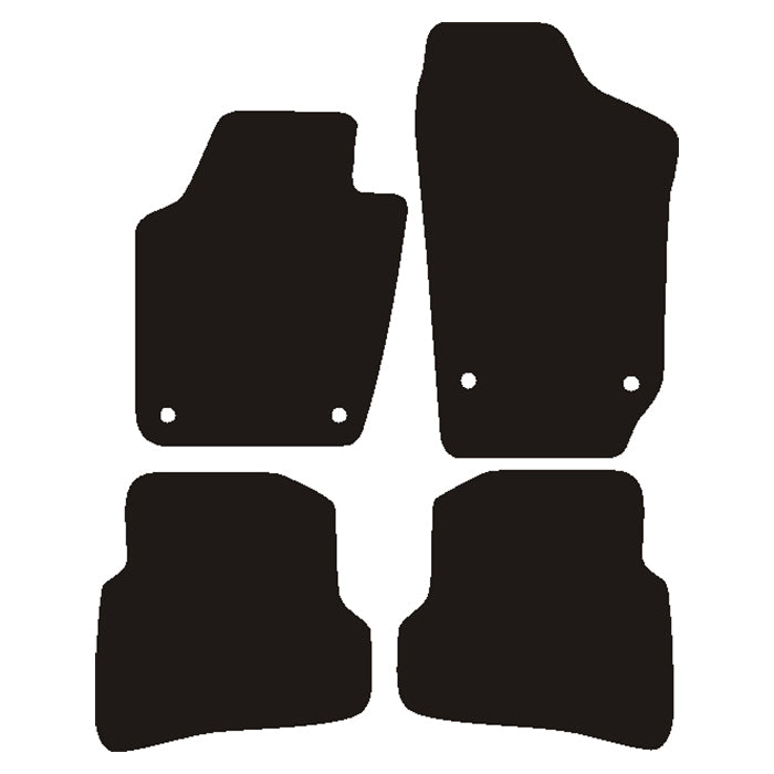 Velour måtter Seat Ibiza 2008-2017