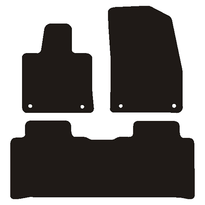 Velourmåtter Xpeng G6 2023-
