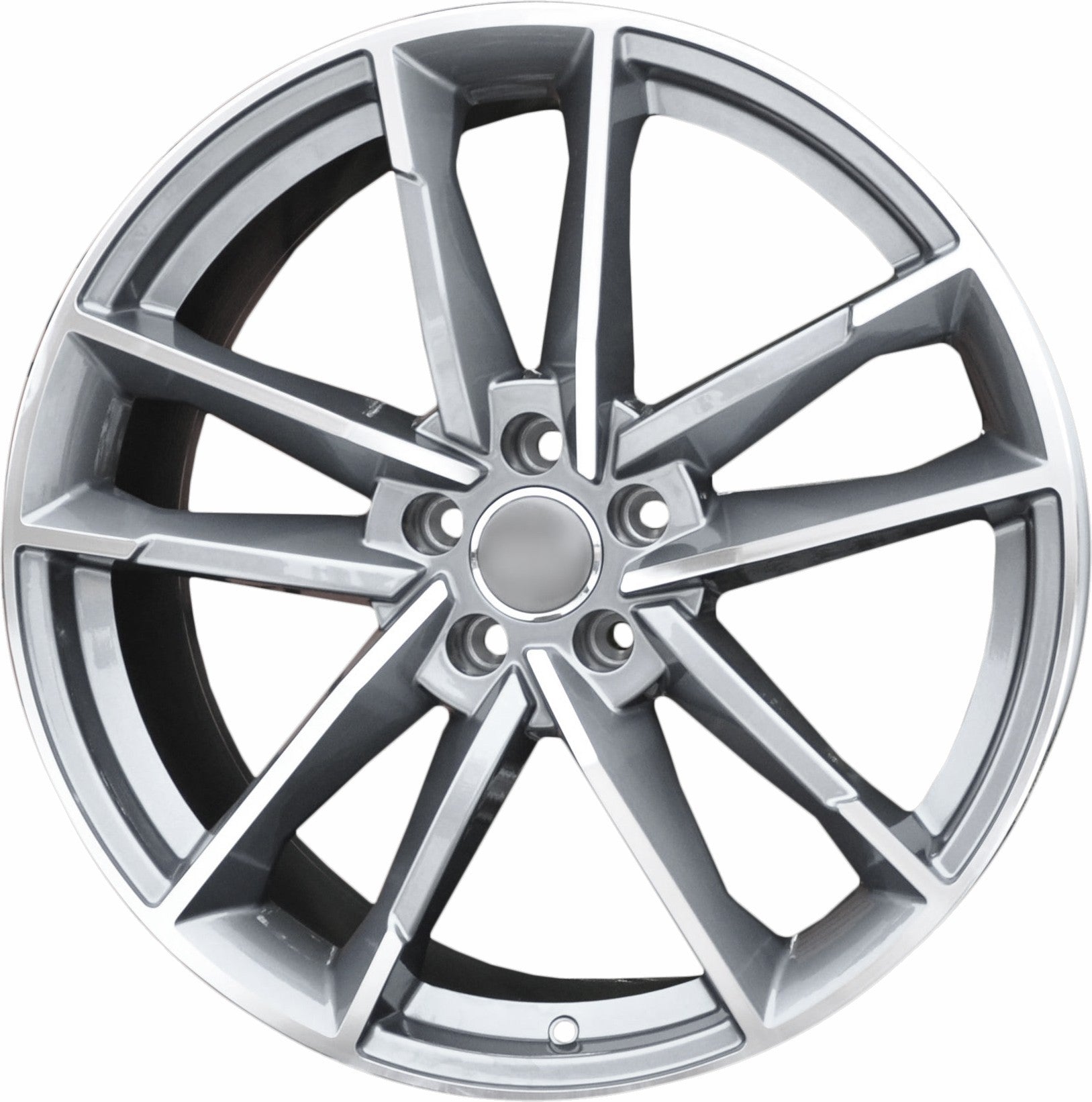 PDW FE81 Alufælge 21" 5x112 ET33 – Poleret/grafit (sæt á 4)