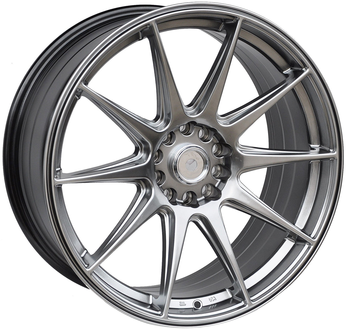 PDW 266 Alufælge 19" 8,5J 5x120 ET30 – Røgfarvet (sæt á 4)