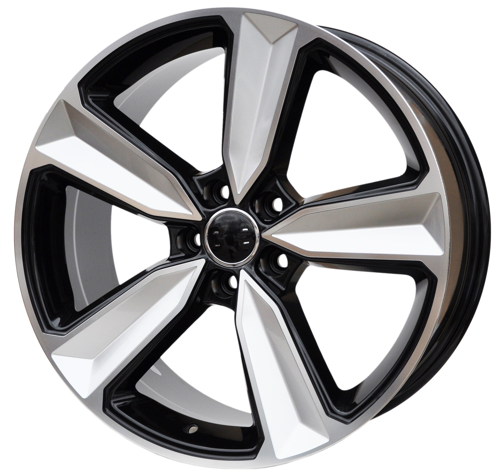 PDW 5470 Alufælge 21" 5x112 ET31 – Poleret/sort (sæt á 4)