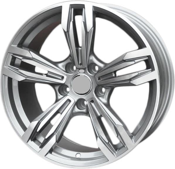PDW 983/5081 Alufælge 19" 5x120 ET33 – Poleret/grafit (sæt á 4)