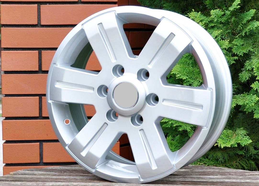 PDW 562 Alufælge 16" 7J 6x130 ET55 – Sølv (sæt á 4)