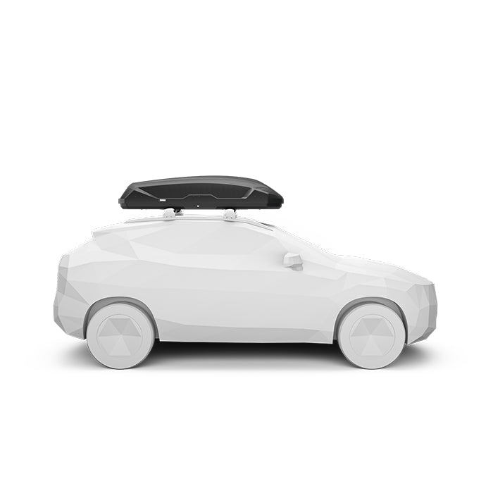 Thule Pulse 2 L Black Aeroski  - Sort tagboks