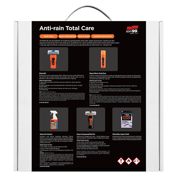 Soft99 Glaco Anti-Rain Total Care Kit 5-i-1