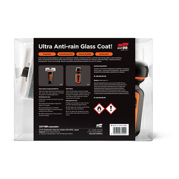 Soft99 Glaco Ultra Anti Rain Rudeforsegler Kit