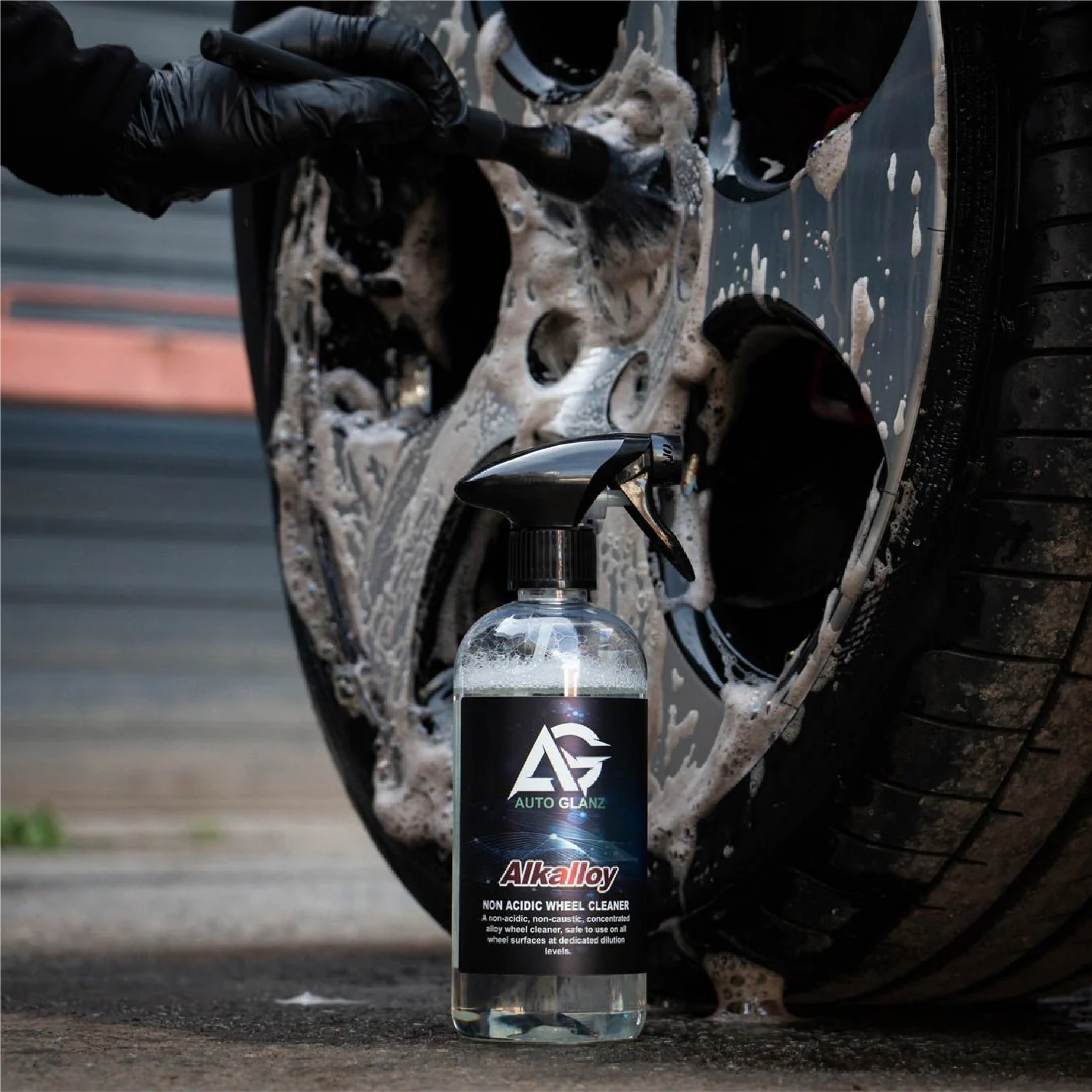 Auto Glanz Alkalloy Basisk Fælgrens