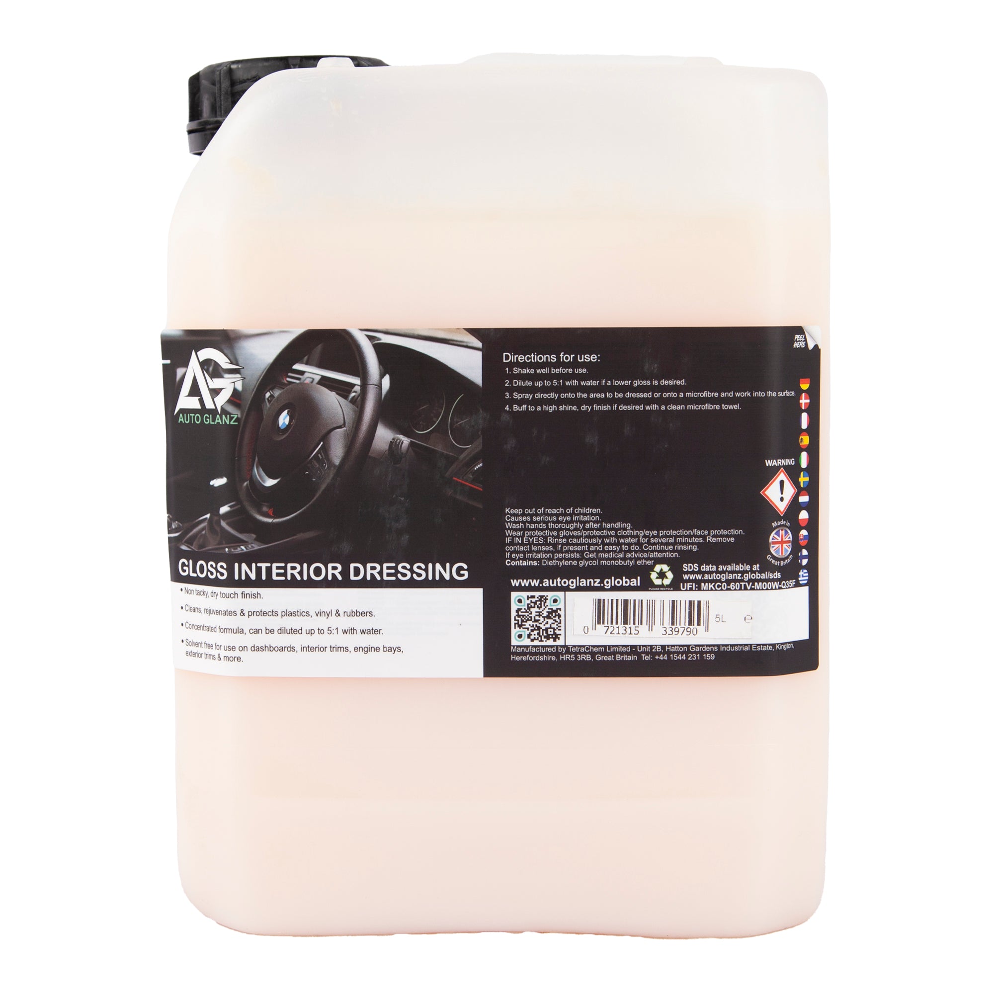 Auto Glanz Trade Gloss Interior Dressing Plast/Vinyl/Gummifornyer