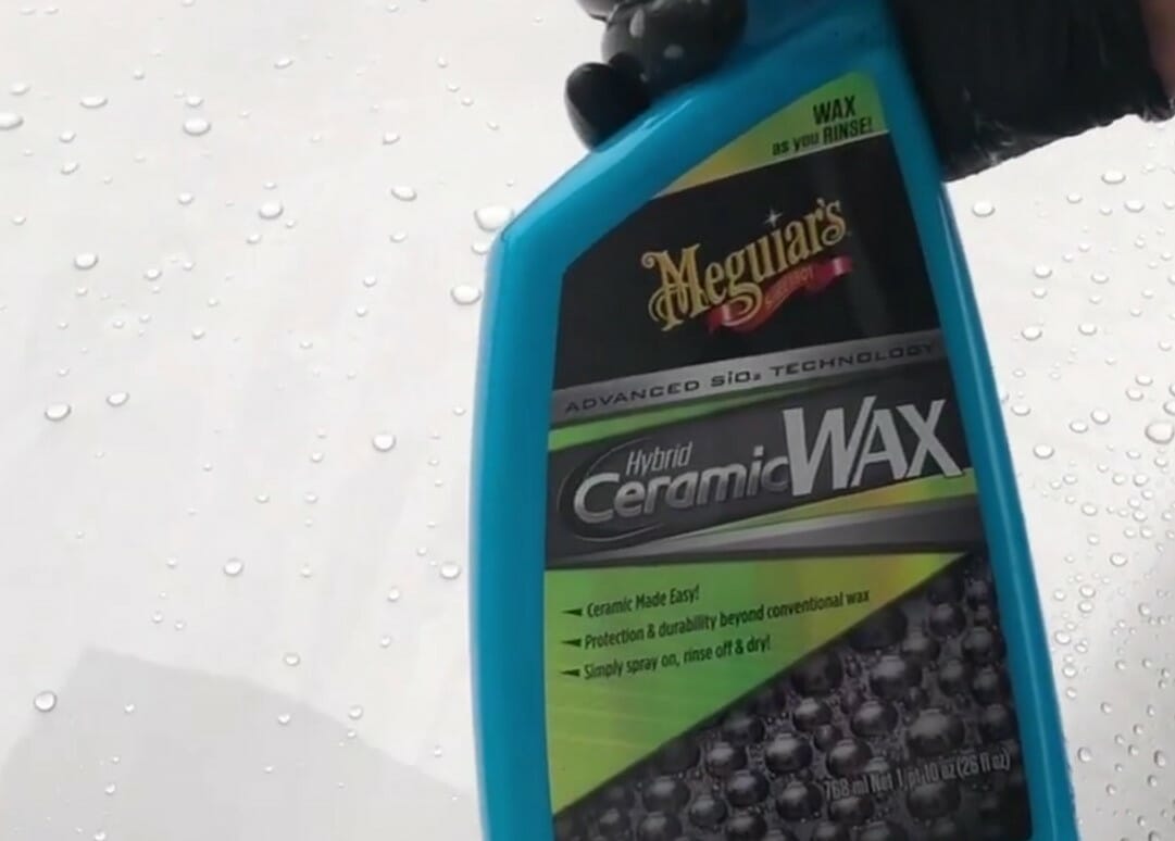 Meguiars Hybrid Ceramic Wax og vandperler