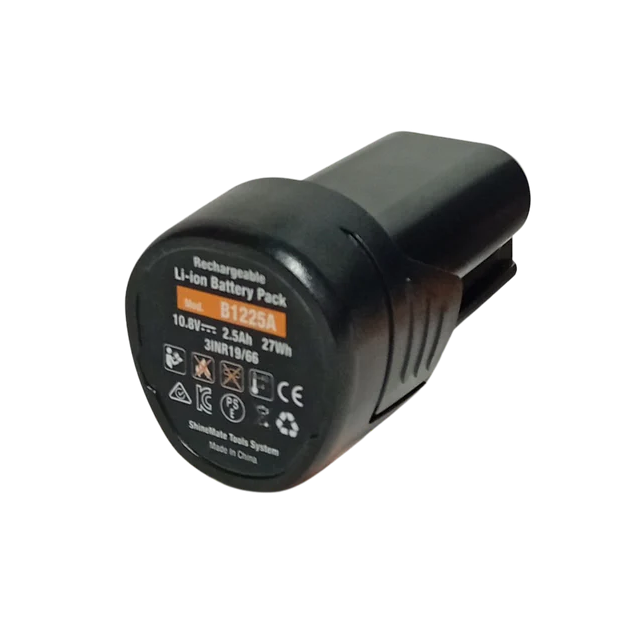Shinemate Genopladeligt Li-ion Batteri 10.8V 2,5Ah