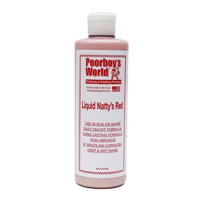 Poorboys Liquid Natty's Wax Red