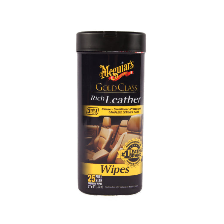 Meguiars Gold Class Rich Leather Wipes
